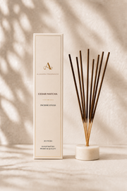 Cedar Matcha Incense Sticks