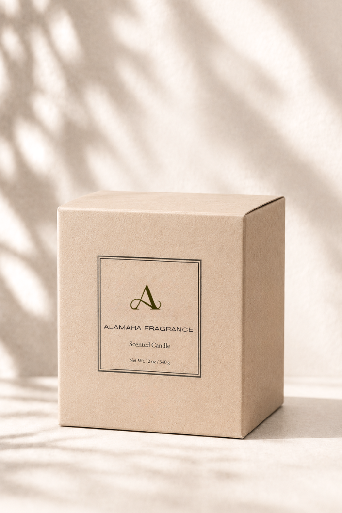Caramel Coffee Scented Candle