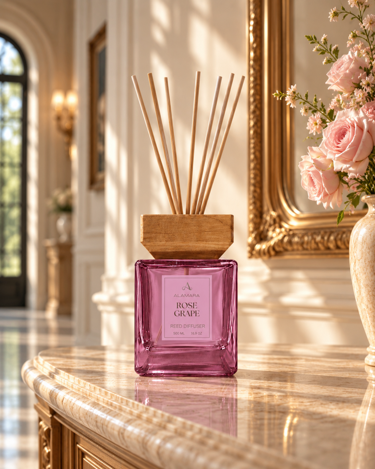 Rose Grape Reed Diffuser